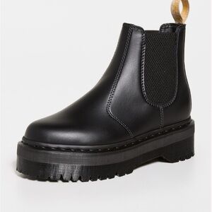 Dr. Martens Black Vegan 2976 Quad Chelsea Boots